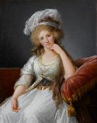 eisabeth Vige-Lebrun Luisa Maria Adelaida de Borbon Penthievre France oil painting artist